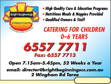 Bright Beginnings - Melbourne Child Care 1